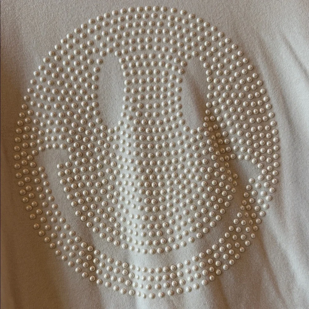 Spiritual Gangster Cream Smiley Face Sweater